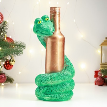 Figure "Snake with a bottle" 30cm