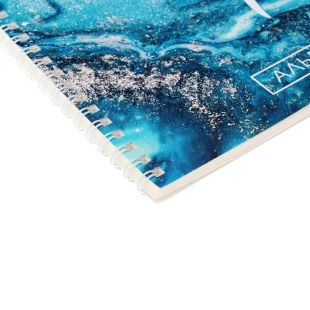 Album for drawing A4, 40 sheets on the crest "Blue Marble", cover Cover Cardboard, Block 100 g/m²-2