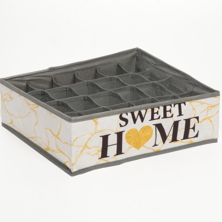 Organizer for storage, coffee for linen 24 cells "Sweet Home", 35 x 30 x 10 cm.-1