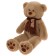 Soft toy "Bear Philip", coffee color, 130 cm