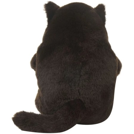 Soft toy "Cat Fat", color bitter chocolate, 20 cm AT365258-2
