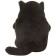Soft toy "Cat Fat", color bitter chocolate, 20 cm AT365258
