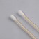 A set of cotton sticks, on a wooden basis, 7 cm, in a plastic organizer, 200