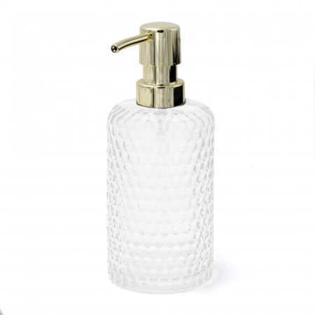 Sherine liquid soap dispenser, transparent