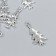 Decor for creativity Metal "Christmas tree with stars" silver 2.7x1.4 cm