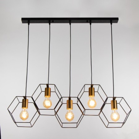 Lamp 2626/5 E27 40W Black 70x20-120 cm-1