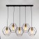 Lamp 2626/5 E27 40W Black 70x20-120 cm