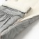 Baby envelope on fur, gray color, height 56-62 cm