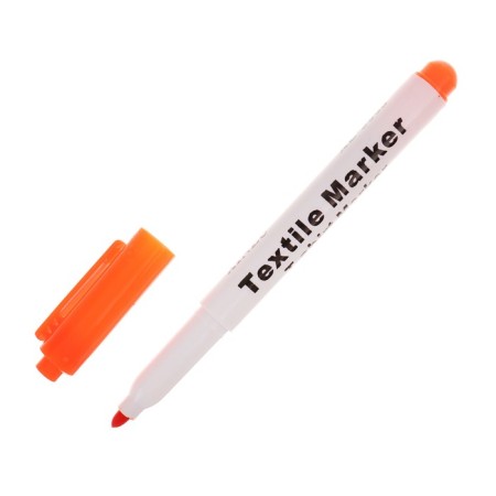 Fabric marker, round tip 2 mm, mix-3