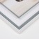 Photo frame plastic in 1 photo 20x25 cm "Laconic style" silver paper embossing 26x2x31 cm 1070502