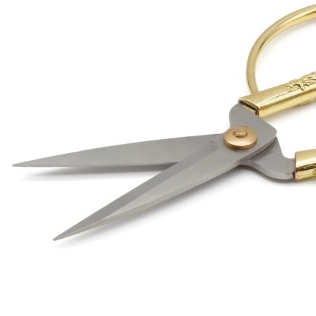 Scissors for needlework "Vintage", gold, 17x6 3/4-2
