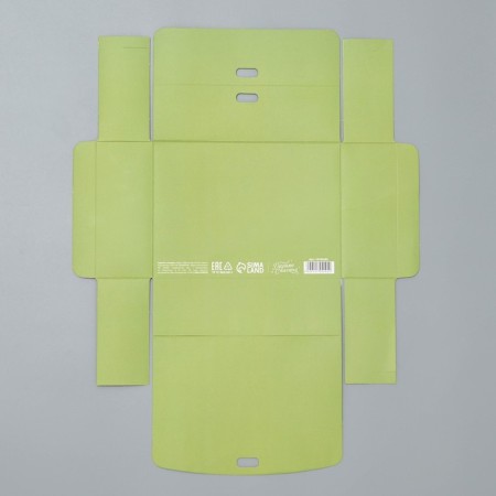 Gift folding box, packaging, "green", 16.5 x 12.5 x 5 cm-7