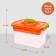 Container for storage with a lid and liner 6.5 l, color orange