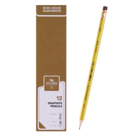 Chernographic pencil Koh-I-Noor 1372 HB Oriental, with an eraser