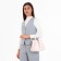 Bag Women's Tout on the button, a lightning cosmetic bag, beige color