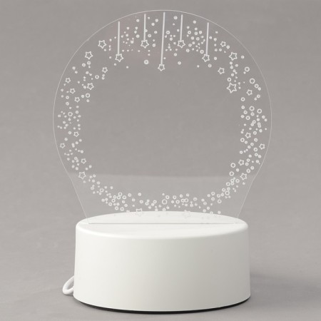 Light tablet for drawing in the dark, circle, plastic-7