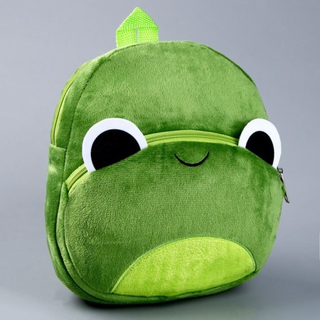 Baby backpack for the girl "Frog", 25x21 cm-1