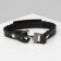 Bracelet male "chain mail", black color with black silver, 21 cm