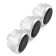 Climate switching handle Ford, chrome, set 3 pcs