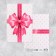 Volumetric postcard "Happy birthday", bow, 12 x 18 cm