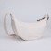 Women's bag from textiles, 30x17x6 cm, beige color