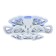 LED ceiling LED with Ambrella Light, Ice, FA2922, LED, 105 W, 7875LUM, 3000-6400K, Chromium Color Chrome