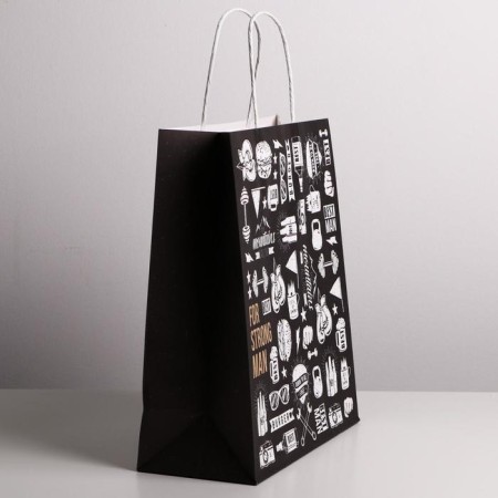 Gift Craft Package, Packaging, For Strong Man, 26 x 30 x 11.5 cm-1