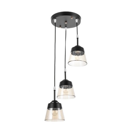 Lamp "Bern" 3he27 40W black 30x30x16-116 cm