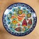 Largan Rishtan ceramics "Flowers", 42 cm, blue