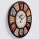 Wall watches, series: loft, "Nottingham", smooth move, D-60 cm