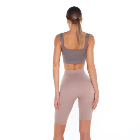 Top female, brown color, size 42 (s)-3
