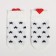 Women's socks, white color/stars, size 36-40