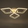 The chandelier is LED DIM. Losanga du 3 dir. , 72W white Ø71.5x7.5cm Ritter