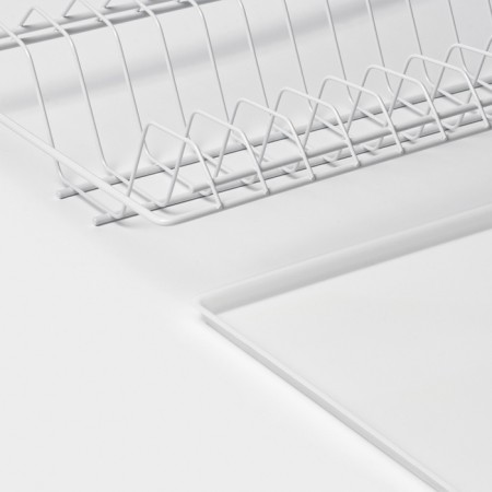 A set of dishwasher with a panel for a cabinet 40 cm, 36.5 × 25.6 cm, white color-4