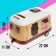 Game set "Traveler" a car with a trailer, helicopter, dolls, accessories