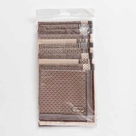 Men's nasal male Ethel "Sergio" 30*30 cm, (set 12 pcs,) central crown, Fig. Mix-8