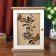 Keywood tree 6 hooks "Butterflies and flowers" 26x20x6.5 cm