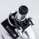 Microscope "Practice", multiplicity of 1200, 600, 300, in the case, with props