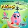 Flying toy "Ptashki", works on the battery, the color is pink