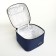 Thermo -sample with zipper, 4.5 l, beige color/blue