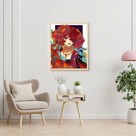 Picture on the numbers "Fiery", 40 × 50 cm, 27 colors-2