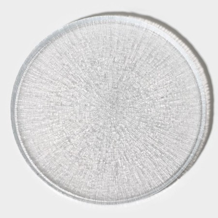 Glass Serving dish with the “NUUK” side, D = 32 cm