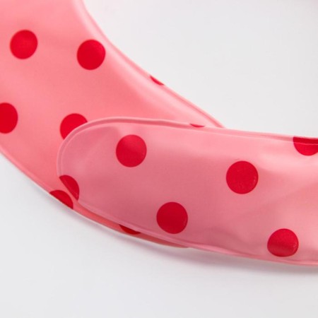 Bibslate for feeding "Snail" waterproof on Velcro, with a pocket, soft-5