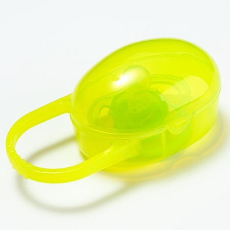 A container for storing and sterilizing children's nipples and dummy, yellow color-3