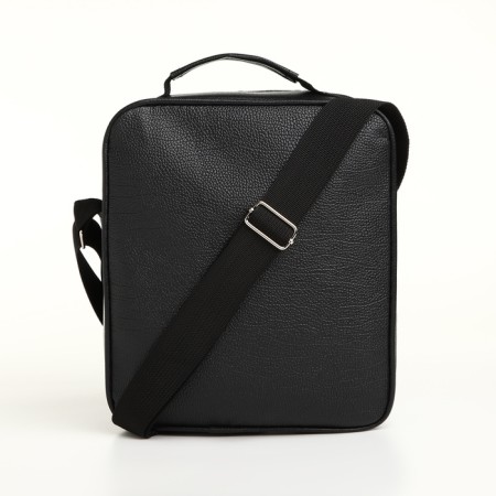 Male bag, 24*11*20 cm, lightning departure, 3 n/pocket, reg. Reg, black-3