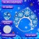 Carnival set "Snow Maiden" Kokoshnik, cape length 40 cm