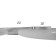 Causteen with PDU 2038/6 LED 172W white 81x66x4.5 cm Bayerlux