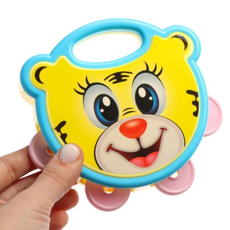 Rattle - tambourine "kids", heroes mix-7