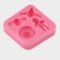 Mold "Cosmos", silicone, 8 × 1.7 cm, pink color
