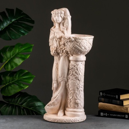 Figure from the Kashpo "Girl at the Column" aged 25x64x30cm-4